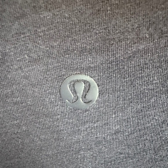 Lululemon Women Solid Regatta Blue Pima Cotton Back In Action Long Sleeve Top 8 - Picture 7 of 8